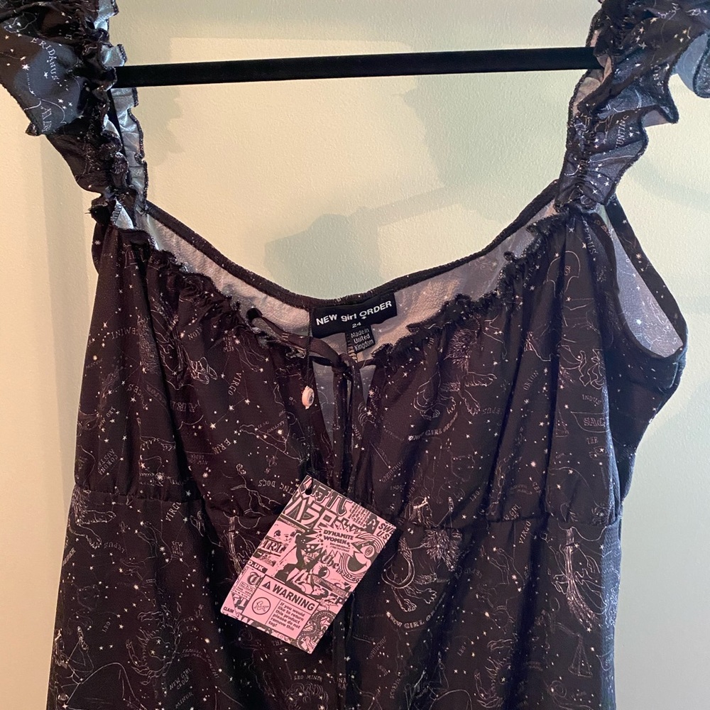 ASOS New Girl Order Zodiac Frill Dress